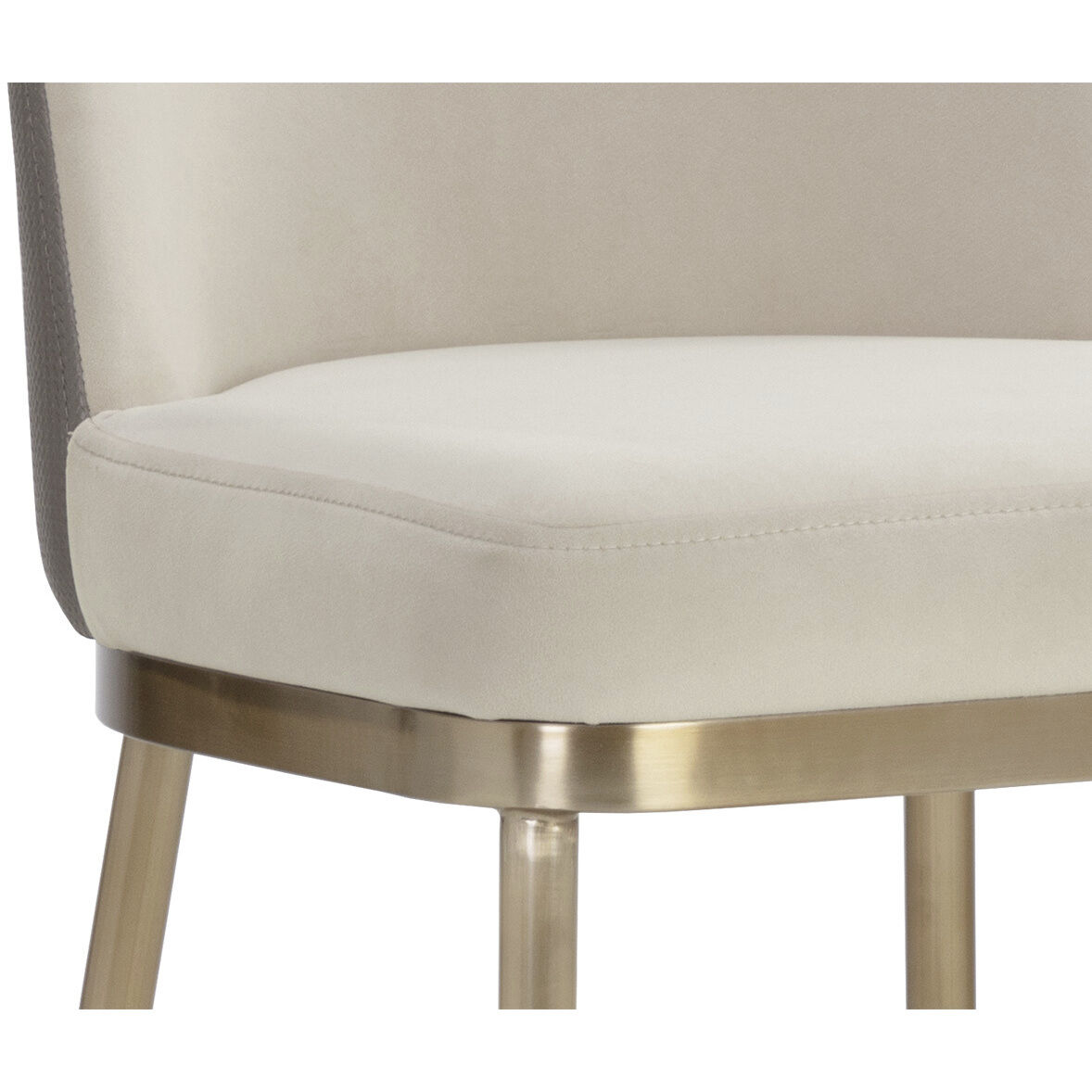 Lavania 40.75 inch Meg Taupe / Porcini Taupe Barstool